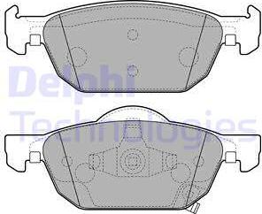 Delphi LP2144 - Set placute frana,frana disc aaoparts.ro