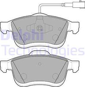 Delphi LP2168 - Set placute frana,frana disc aaoparts.ro