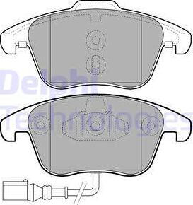 Delphi LP2110 - Set placute frana,frana disc aaoparts.ro