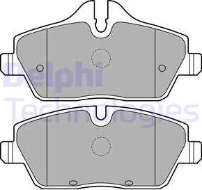 Delphi LP2186 - Set placute frana,frana disc aaoparts.ro