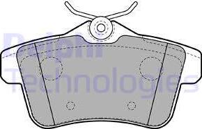 Delphi LP2180 - Set placute frana,frana disc aaoparts.ro