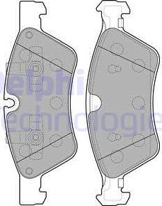 Delphi LP2125 - Set placute frana,frana disc aaoparts.ro