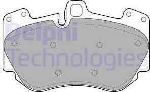 Delphi LP2120 - Set placute frana,frana disc aaoparts.ro