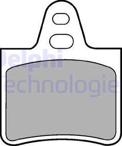 Delphi LP229 - Set placute frana,frana disc aaoparts.ro