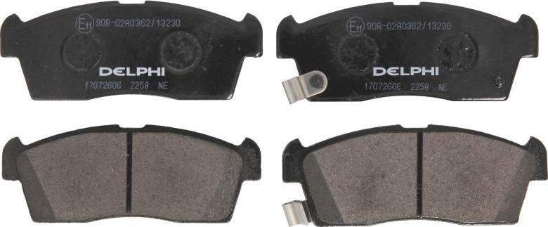 Delphi LP2258 - Set placute frana,frana disc aaoparts.ro