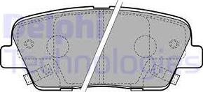 Delphi LP2202 - Set placute frana,frana disc aaoparts.ro