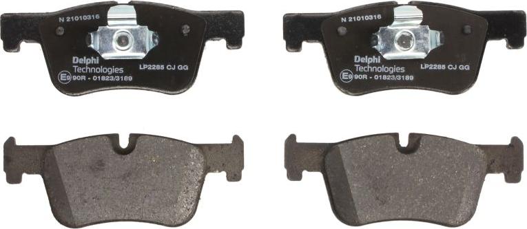 Delphi LP2285 - Set placute frana,frana disc aaoparts.ro