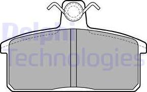 Delphi LP2281 - Set placute frana,frana disc aaoparts.ro
