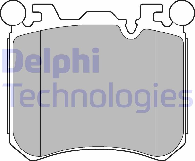 Delphi LP2287 - Set placute frana,frana disc aaoparts.ro