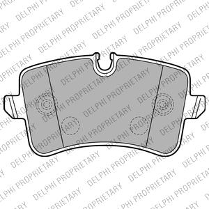 Delphi LP2226 - Set placute frana,frana disc aaoparts.ro