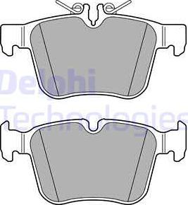 Delphi LP2763 - Set placute frana,frana disc aaoparts.ro