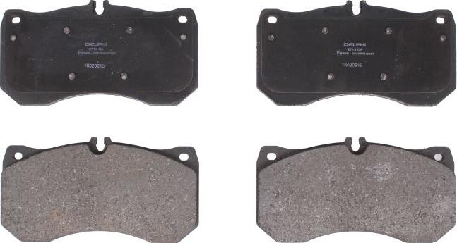 Delphi LP2713 - Set placute frana,frana disc aaoparts.ro