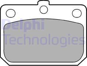 Delphi LP74 - Set placute frana,frana disc aaoparts.ro