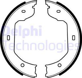 Delphi LS1920 - Set saboti frana aaoparts.ro