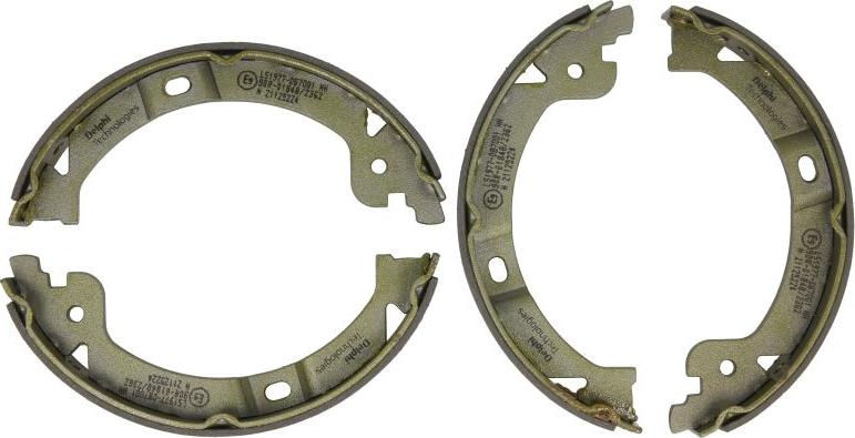 Delphi LS1977 - Set saboti frana, frana de mana aaoparts.ro