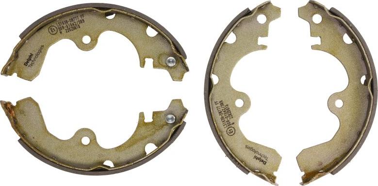 Delphi LS1638 - Set saboti frana aaoparts.ro