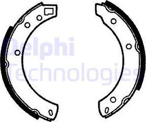 Delphi LS1064 - Set saboti frana aaoparts.ro