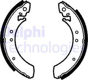 Delphi LS1068 - Set saboti frana aaoparts.ro
