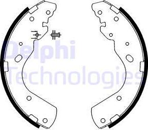 Delphi LS1897 - Set saboti frana aaoparts.ro