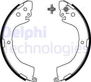 Delphi LS1852 - Set saboti frana aaoparts.ro