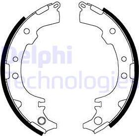 Delphi LS1831 - Set saboti frana aaoparts.ro