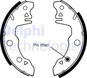 Delphi LS1394 - Set saboti frana aaoparts.ro