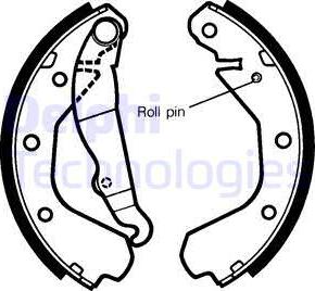 Delphi LS1292 - Set saboti frana aaoparts.ro