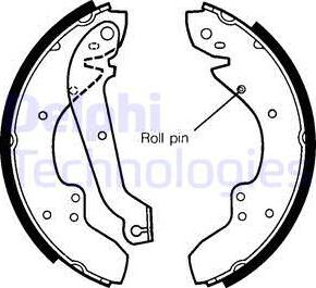 Delphi LS1245 - Set saboti frana aaoparts.ro