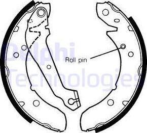 Delphi LS1241 - Set saboti frana aaoparts.ro