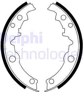 Delphi LS1794 - Set saboti frana aaoparts.ro
