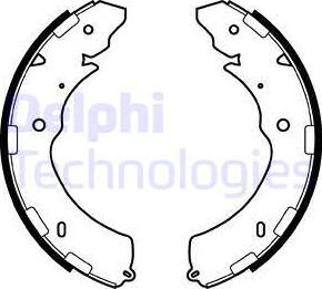 Delphi LS2064 - Set saboti frana aaoparts.ro