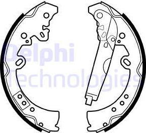 Delphi LS2039 - Set saboti frana aaoparts.ro