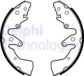 Delphi LS2024 - Set saboti frana aaoparts.ro