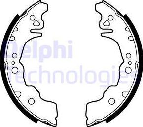 Delphi LS2023 - Set saboti frana aaoparts.ro