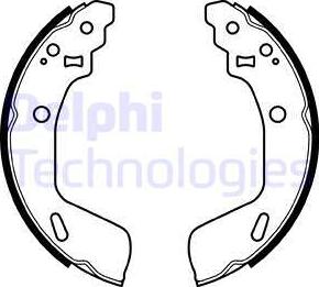 Delphi LS2073 - Set saboti frana aaoparts.ro