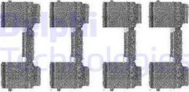 Delphi LX0477 - Set accesorii, placute frana aaoparts.ro