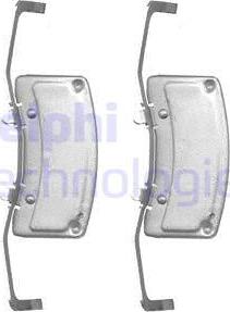 Delphi LX0542 - Set accesorii, placute frana aaoparts.ro
