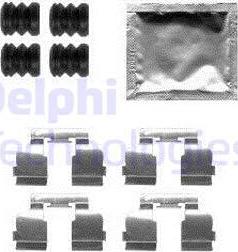 Delphi LX0554 - Set accesorii, placute frana aaoparts.ro