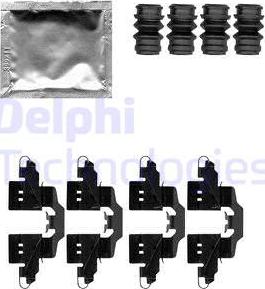 Delphi LX0550 - Set accesorii, placute frana aaoparts.ro