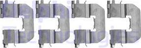 Delphi LX0520 - Set accesorii, placute frana aaoparts.ro