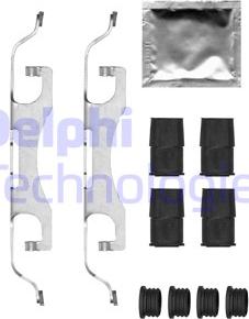 Delphi LX0698 - Set accesorii, placute frana aaoparts.ro