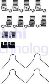 Delphi LX0656 - Set accesorii, placute frana aaoparts.ro