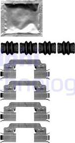 Delphi LX0651 - Set accesorii, placute frana aaoparts.ro