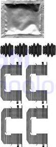 Delphi LX0663 - Set accesorii, placute frana aaoparts.ro