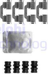 Delphi LX0603 - Set accesorii, placute frana aaoparts.ro