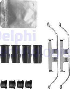 Delphi LX0635 - Set accesorii, placute frana aaoparts.ro
