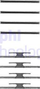 Delphi LX0055 - Set accesorii, placute frana aaoparts.ro