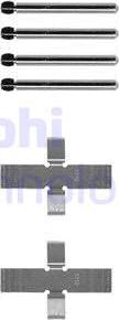 Delphi LX0002 - Set accesorii, placute frana aaoparts.ro