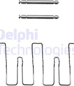 Delphi LX0084 - Set accesorii, placute frana aaoparts.ro