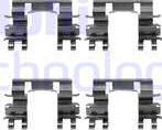 Delphi LX0194 - Set accesorii, placute frana aaoparts.ro